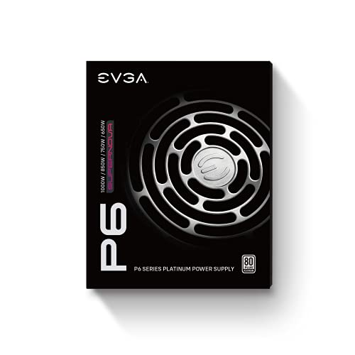 Image of EVGA Supernova 850 P6, 80 Plus Platinum 850W, Fully Modular, Eco Mode with FDB Fan, 10 Year Warranty, Includes Power ON Self Tester, Compact 140mm Size, Power Supply 220-P6-0850-X1