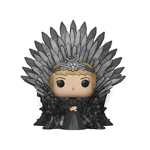 Funko- Pop Deluxe: Game of S10: Cersei Lannister Sitting on Iron Throne Figura Coleccionable, Multicolor (37796)