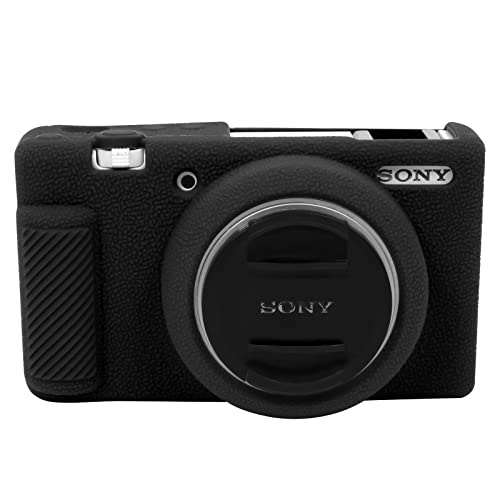 Funda Easy Hood para cámara Sony ZV-1F de silicona negra miniatura 1