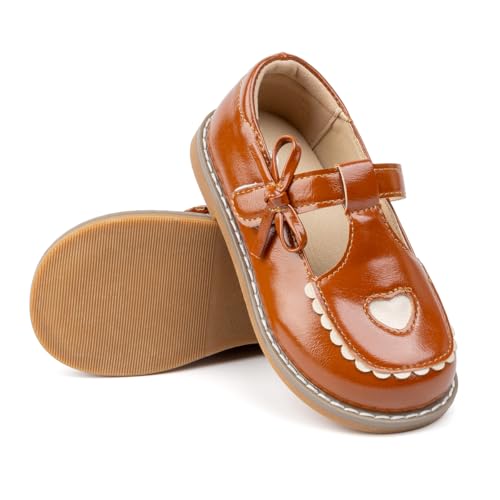 Toddler Little Girl's Mary Jane Flats T-Strap School Dress Shoes Princess Footwear for Flower Girl Party Wedding4