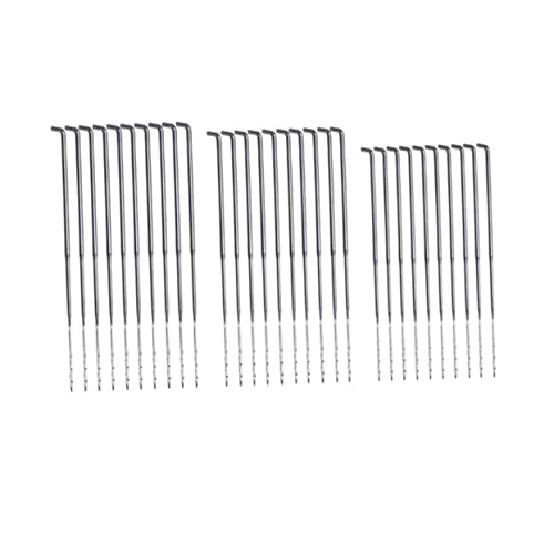 VILLCASE Needle Felting Accessories 30pcs Wool Felt Needles Embroidery Needle Set Smooth Metal Tips for Home Stitchwork