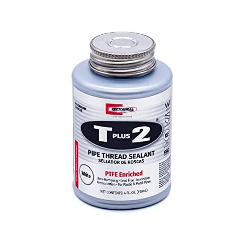 Rectorseal 23631 1/4 Pint Brush Top T Plus 2 Pipe Thread Sealant Cover