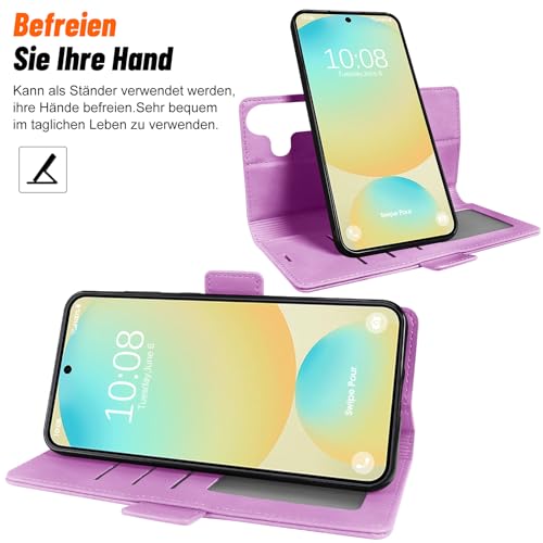 Coque Samsung S24 FE violette protection intégrale verre