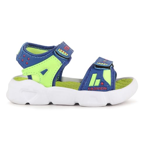 Image of Soft EVA Sole Stylish Sandals for Kids with Adjustable Back Strap |Comfortable and Light Weight, Anti Skid and Waterproof | For Everyday use for Boys and Girls