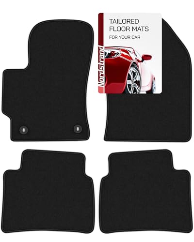 Floor Mats for Toyota Corolla 2019 2020 2021 2022 2023 2024 - Custom 3D Fit - 1st and 2nd Row Set - Rubber Anti-Slip Backing - Heavy Duty 30oz Carpet Mat - All Weather Car Liner Floormats
