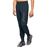 ASICS Herren Big Logo Sweat Pant Hose, French Blue/Dark Grey, S