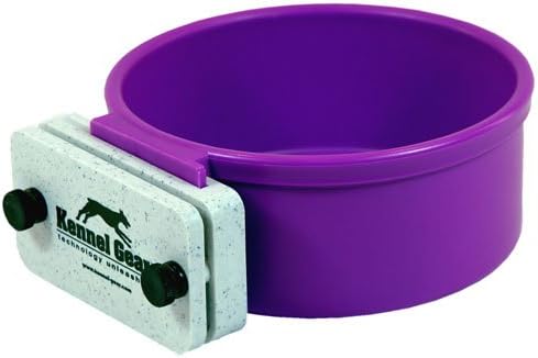 Kennel Gear Bowl with Locking System - Purple