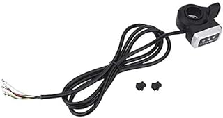 Nicfaky Ebike Throttles,36V Speed Control 6 Wires Thumb Throttle on Left/Handle for E-Bike Electric Bicycle for 22.5mm