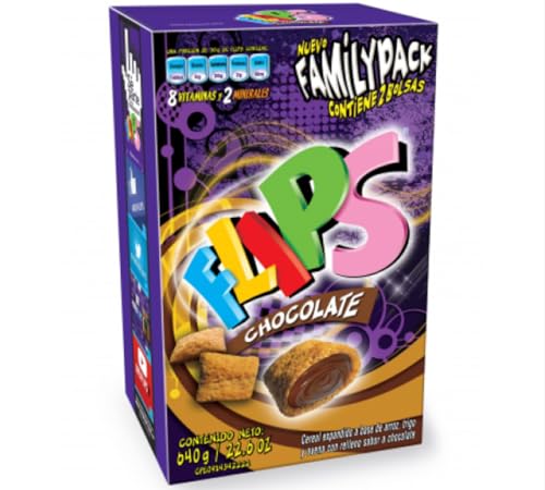 Flips Megapack Dulce de Leche. Contiene 2 Bolsas - 640g 22.06 oz
