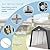 8x14 Ft Outdoor Storage Shelter, Waterproof Portable Storage Shed with Roll-up Zipper Door and Ventilated Windows for Motorcycle, Bike, Tools