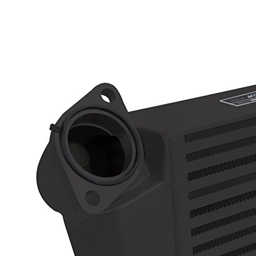 Image of Mishimoto MMTMIC-WRX-08BKBL Top-Mount Intercooler Fits Subaru WRX 2008-2014 Black Cooler, Blue Hose
