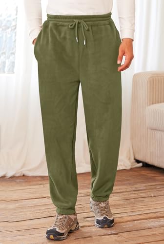 Men's Fleece Lined Sherpa Sweatpants Active Running Joggers with Pockets (S-2XL)2