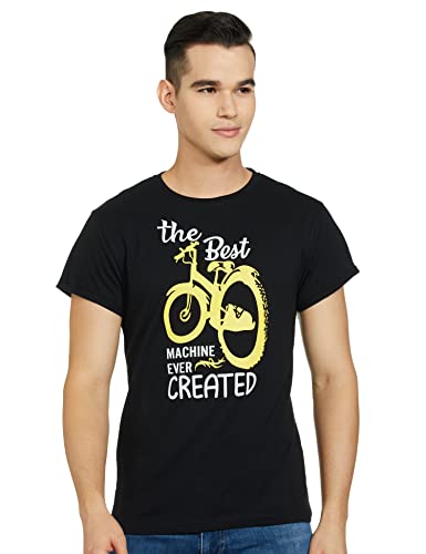 Image of AMIGOS Men's Solid Regular Fit T-Shirt