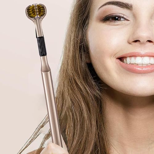 Dreiseitige Zahnbürste,Dreiseitige Zahnbürste für Erwachsene,Ergonomischer Griff, Spezialzahnbürste mit weichen Borsten - Sanfte, rutschfeste sensorische Handzahnbürsten für Erwachsene und – Bild 4