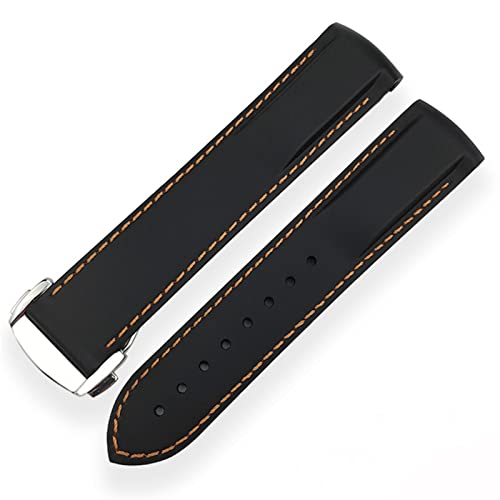 Bracelet montre caoutchouc silicone IWC Mark Spitfire 20mm 21mm