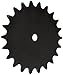 Martin Roller Chain Sprocket, Reboreable, Type A Hub, Double Pitch Strand, 2042/C2042 Chain Size, 1" Pitch, 18 Teeth, 0.594" Bore Dia., 6.27" OD, 0.284" Width