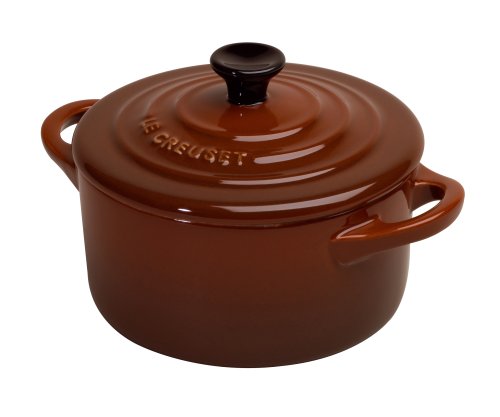 Le Creuset - Céramique "Mini A Table" - Petite Casserole 10 Cm - Châtaigne - 1 Parts - 91005000291000