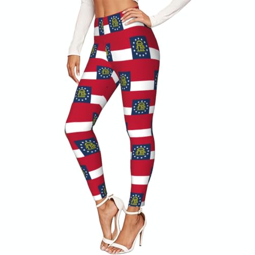 Leggings de compresión de Georgia para mujer mallas deportivas de cintura alta