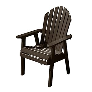 highwood Hamilton Deck Chair, Dining Height, Weathered Acorn