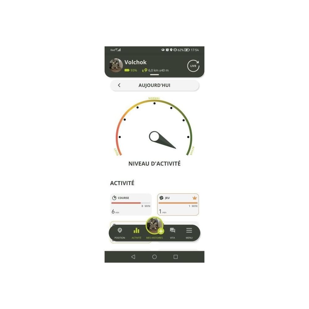 Kippy EVO | GPS per Cani - Localizzatore per Cani e Gatti Impermeabile con GPS per collare - Tracker di Attività e Salute del tuo Cane, con Recinto Digitale e Notifiche - Colore Grigio