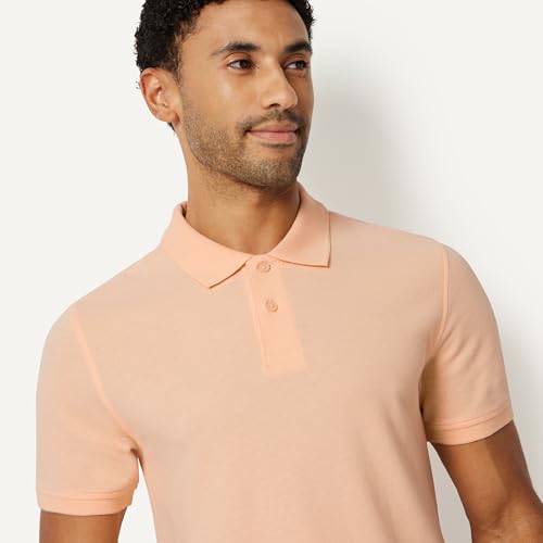 Image of Amazon Essentials Men's Slim-Fit Short-Sleeve Cotton Pique Polo Shirt