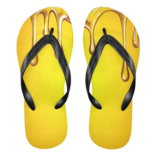 STAYTOP Delicious Yellow Cheese Flip Flops Sandals of Men's & Women's,Sandals Beach Slippers Shower Slides