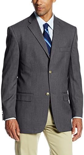 Haggar Men's Solid Two-Button Center-Vent Sportcoat