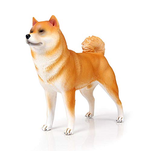 Figurine Chien Akita Jaune pour une décoration de salon chaleureuse KELIEQA