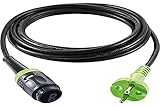 Festool 203920 Gummikabel Plug it-Kabel H05 RN-F-7,5, Schwarz