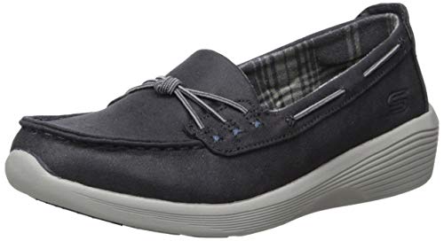 Skechers Women's Arya-Sail with Me Sneaker, NVY, 9.5 M US