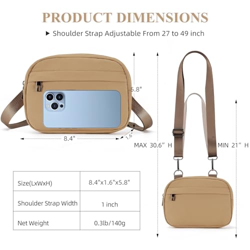 Image of MAXTOP Small Crossbody Bags for Women Belt Bag Fanny Pack with Adjustable Strap