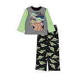 STAR WARS Boys' 2-Piece Loose-Fit Pajamas Set, STRONG FORCE, 6