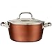 COOKSMARK Pots and Pans Set, Nonstick Ceramic Cookware Set Copper Finish - Dishwasher Safe Oven Safe - 10 Piece