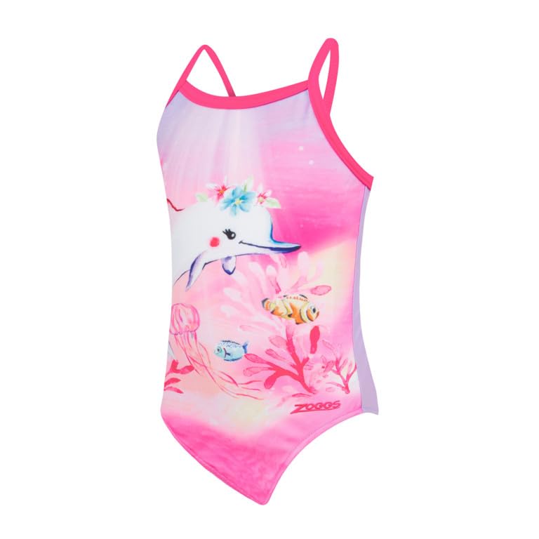 Maillot de bain fille Zoggs Yaroomba Floral résistant au chlore