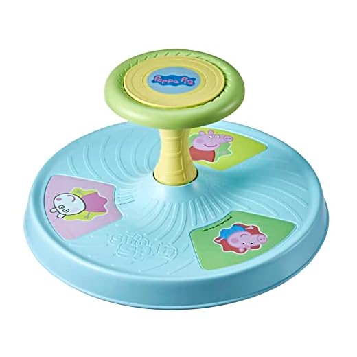 Playskool Peppa Pig Sit 'n Spin Musical Classic Spinning Activity Toy for Toddlers Ages 18 Months and Up (Amazon Exclusive)