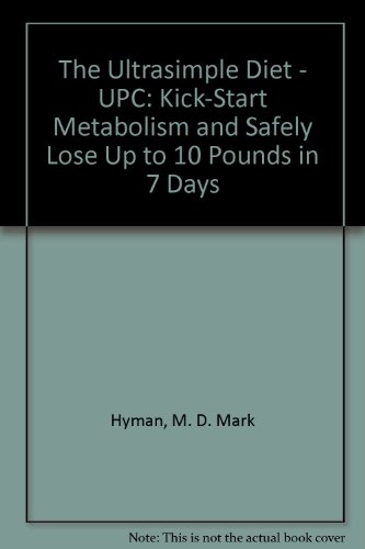 The UltraSimple Diet : Kick-Start Metabolism an... 1416547754 Book Cover