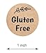 1 inch 500 PCS Gluten Free Stickers Adhesive Stickers