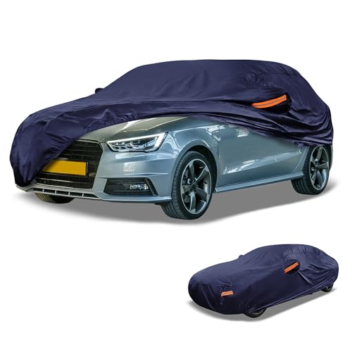 Bâche voiture extérieure étanche anti-UV et couverture complète en aluminium coton