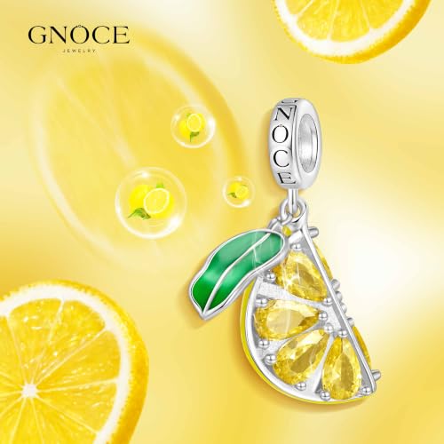 Image of GNOCE Food Themed Charm Beads Fit Charm Bracelet Necklace for Women