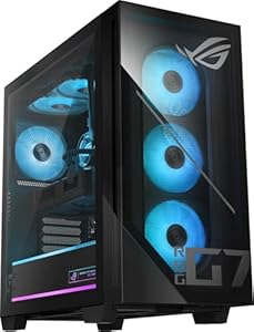 ASUS ROG GM700TZ Gaming Desktop | AMD Ryzen 7 8700F | 32GB RAM | 2TB SSD | RTX 5070Ti Prime | Win11 Home | Black