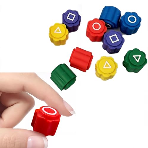 glacely 2 Packs Korean Game Stone Catching Toy Traditional Korean Tossing Game 10pc Squid Gong Gi Game