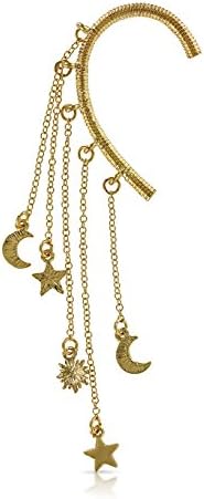 Johnny Loves Rosie Women Gold Plated Ear Cuff Earrings