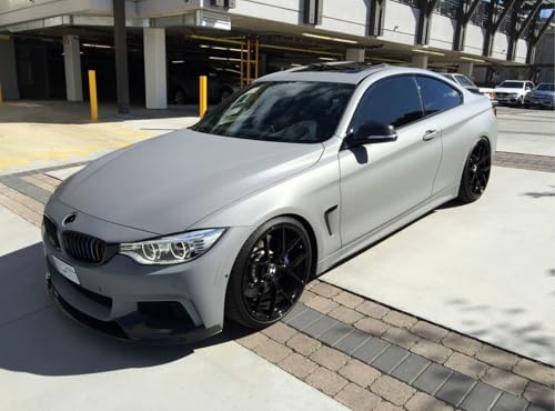 Image of HOME13 Vinyl Wrap Sheet for Car & Bike Self Adheisve Vinyl Wrap Sticker & Decal Roll Film Air Release Bubble Free (24x120 Inches, Nardo Grey Mat Wrap)