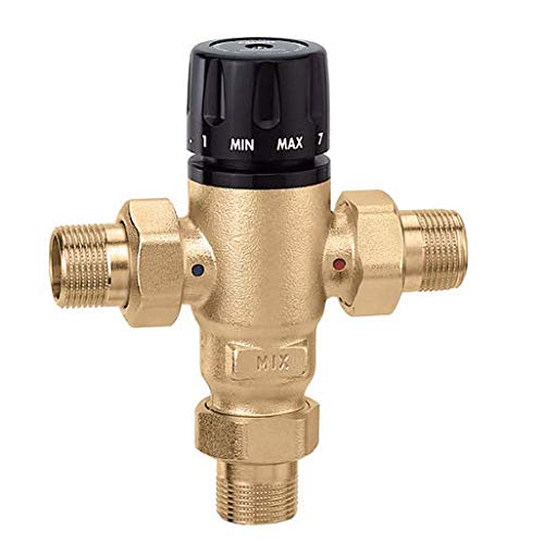 3/4 inch NPT MIXCAL 3-Way Thermostatic Mixing Valve (Lead Free
