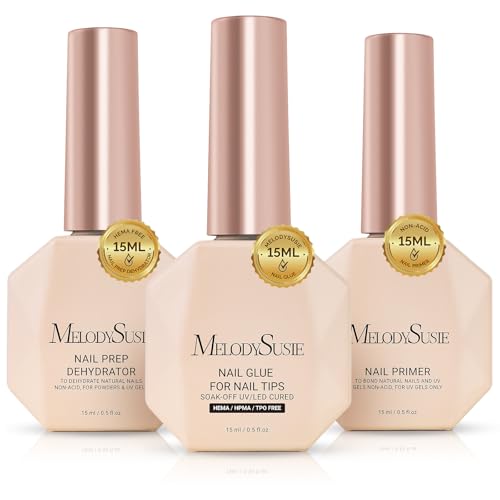 Image of MelodySusie Nail Glue Nail Dehydrator and Primer Set