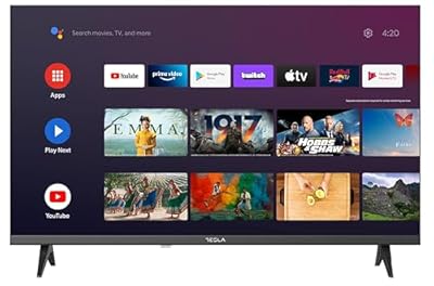 TESLA - Smart TV de 32"  81cm   Televisión Android TV 11  Hey Google Official Assistant  WiFi & Bluetooth  2 Altavoces de 10W  Chromecast Integrado  1.366x768  32E635BHS  - 2025
