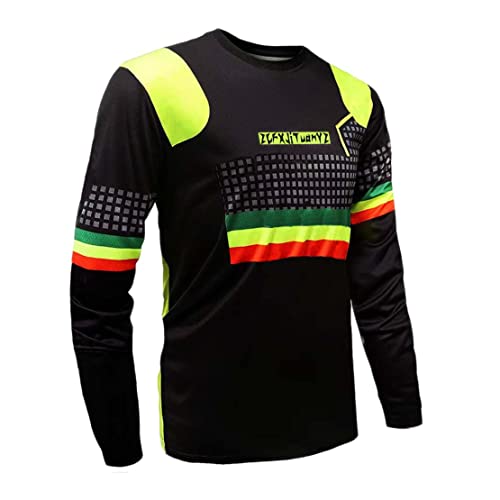 Deportes al Aire Libre Ropa de Montar en Bicicleta Bicicleta de montaña Ropa de Moto Off-Road de Manga Larga Camiseta Deportiva Verano Hombres A05 Cover