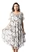 Riviera Sun 21833-GRY-2X Cold Shoulder Umbrella Dress