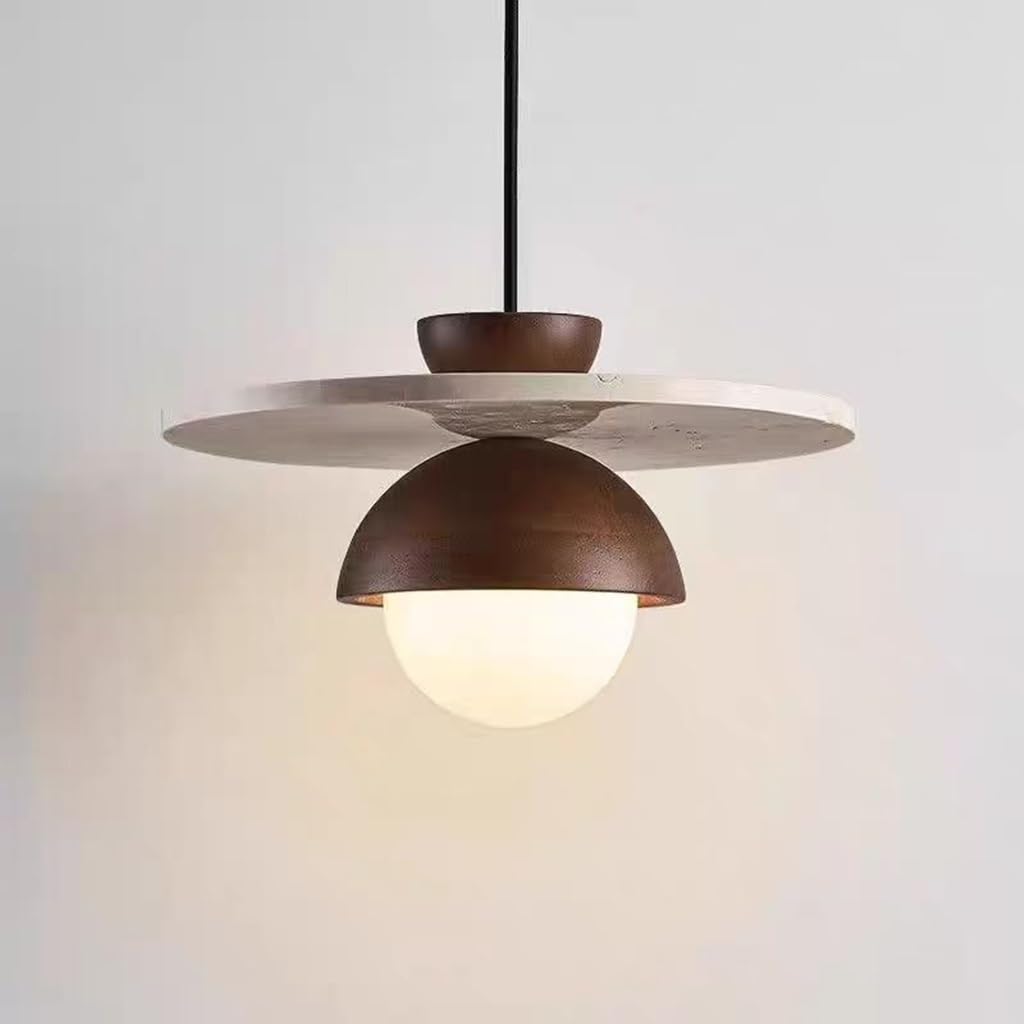Lámpara de travertino para mesa de comedor e isla de cocina retro 8