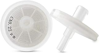 CA (Cellulose Acetate) Syringe Filters 25mm Diameter 0.22μm Pore Size for Protein Filtration by Allpure Biotechnology (Cellulose Acetate, Pack of 100)